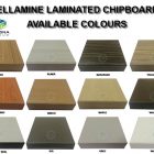 chipboard colours